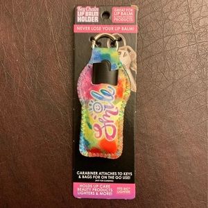 ⚜️Neon Multi Lip Balm Keychain Holder! NWT!